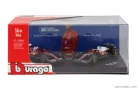 2-dielna sada Ferrari - Ferrari SF-25 Team Scuderia F1 #16 (2025) - Monza GP - Charles Leclerc - Bburago - 1:64