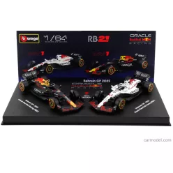   2-dielna sada Red Bull - Red Bull RB21 F1 #1 (2025) - Japan GP - Max Verstappen - Bburago - 1:64