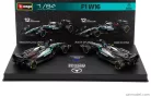 2-dielna sada Mercedes - Mercedes GP W16 F1 #12 (2025) - British GP - Andrea Kimi Antonelli - Bburago - 1:64