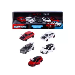   Volkswagen VW Golf GTI 5-dielna sada - Volkswagen VW Golf MK1 GTI - Volkswagen VW Golf MK1 GTI - Volkswagen VW Golf MK7 GTI - Volkswagen VW Golf MK8 GTI Clubsport - Volkswagen VW Golf MK8 GTI Edition 50 - Majorette - 1:64