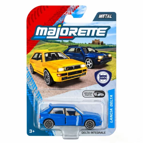 Lancia Delta Integrale Blu Lagos - metálová modrá - Majorette - 1:64