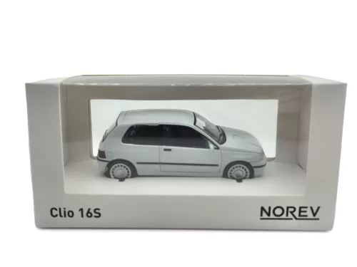 Renault Clio 16S (1991) - biely - Norev - 1:43