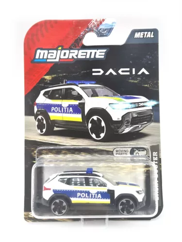 Dacia Duster - Politia / Rendőrség - Majorette - 1:64