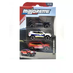   Dacia Duster 3-dielna sada - Dacia Duster - Žandárstvo / Polícia / Hasiči - Majorette - 1:64