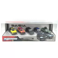   Dacia Duster 5-dielna sada - Dacia Duster - Taxi / Hasiči / čierny / Žandárstvo / Off Road - Majorette - 1:64