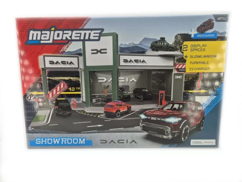 Dacia salón / showroom set - Majorette - 1:64
