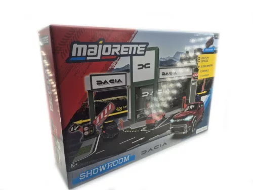Dacia salón / showroom set - Majorette - 1:64