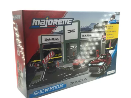 Dacia salón / showroom set - Majorette - 1:64