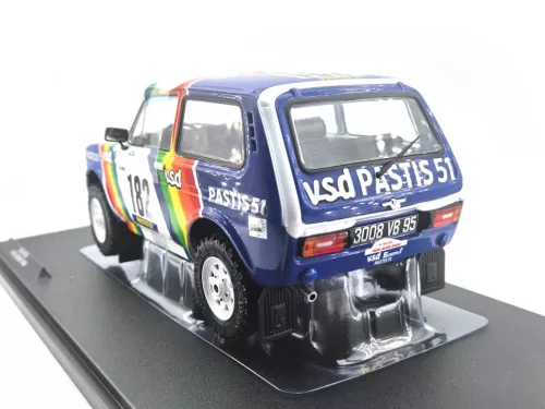 Lada Niva (1984) - Paris-Dakar - #182 Jean-Pierre Jabouille - Michel Sardou - Solido - 1:18