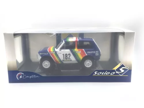 Lada Niva (1984) - Paris-Dakar - #182 Jean-Pierre Jabouille - Michel Sardou - Solido - 1:18