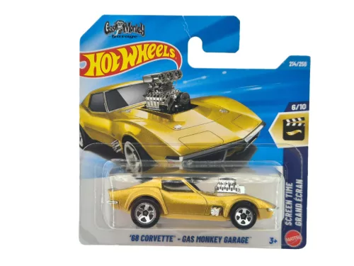 Hot Wheels Corvette (1968) - Gas Monkey Garage - Screen Time 6/10 - 214/250 - Hot Wheels - 1:64
