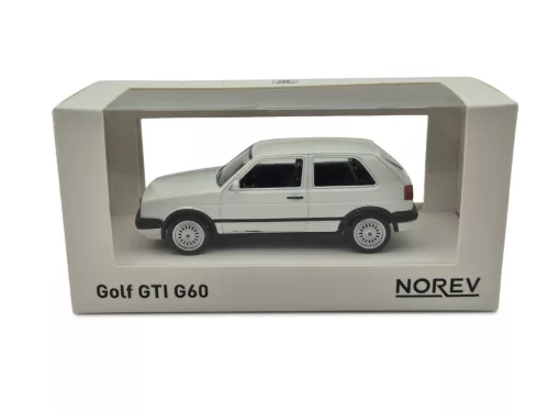 Volkswagen VW Golf GTI G60 (1990) - biely - Norev - 1:43
