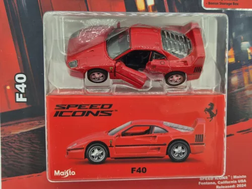 Ferrari F40 (1987) - červený - Maisto - 1:64
