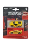 Ferrari F40 (1987) - žltý - Maisto - 1:64