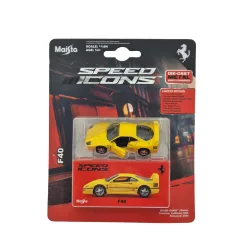 Ferrari F40 (1987) - žltý - Maisto - 1:64