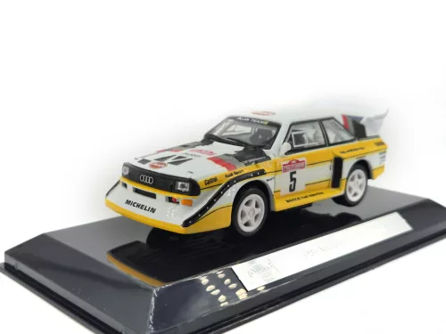 Audi Sport Quattro S1 E2 #5 - San Remo Rally (1985) - Walter Röhrl - Bburago - 1:43