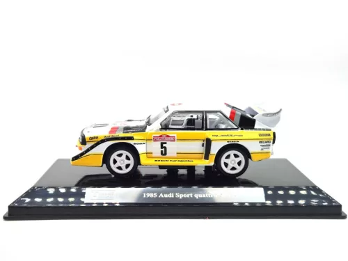 Audi Sport Quattro S1 E2 #5 - San Remo Rally (1985) - Walter Röhrl - Bburago - 1:43