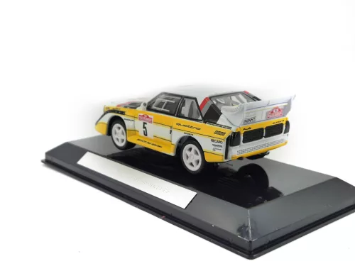 Audi Sport Quattro S1 E2 #5 - San Remo Rally (1985) - Walter Röhrl - Bburago - 1:43