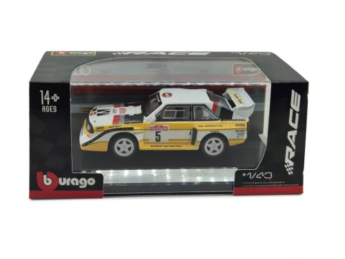 Audi Sport Quattro S1 E2 #5 - San Remo Rally (1985) - Walter Röhrl - Bburago - 1:43