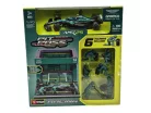 Aston Martin Pit Stop - boxová ulička, výmena kolies dioráma - AMR25 F1 (2025) - #14 Fernando Alonso - Bburago - 1:43