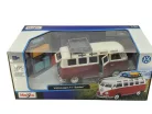 Volkswagen VW T1 Samba (1962) - so strešným nosičom - s batožinou - Maisto - 1:25