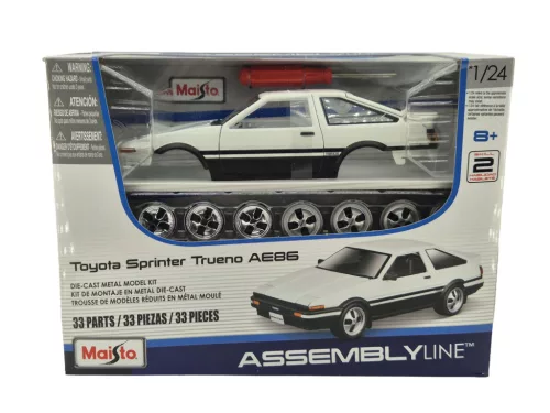 Toyota Sprinter Trueno AE86 (1979) - skladací model - Maisto - 1:24