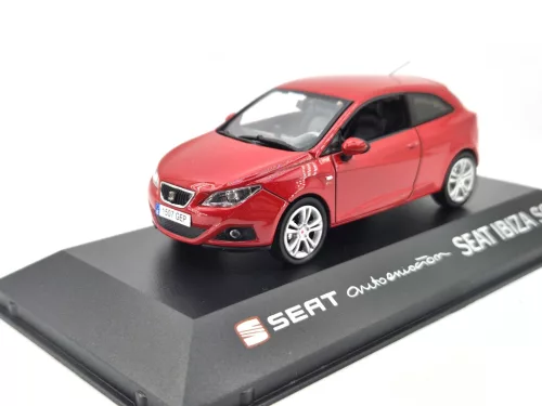 Seat Ibiza Sport Coupe (2009) - červený - Edicola - 1:43