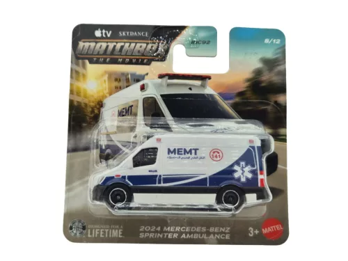 Mercedes-Benz Sprinter Ambulance (2024) - sanitné auto - Matchbox the movie 8/12 - Matchbox - 1:64
